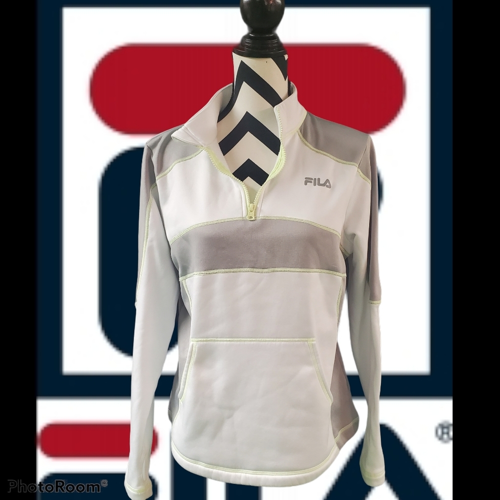 Fila mock zip neck